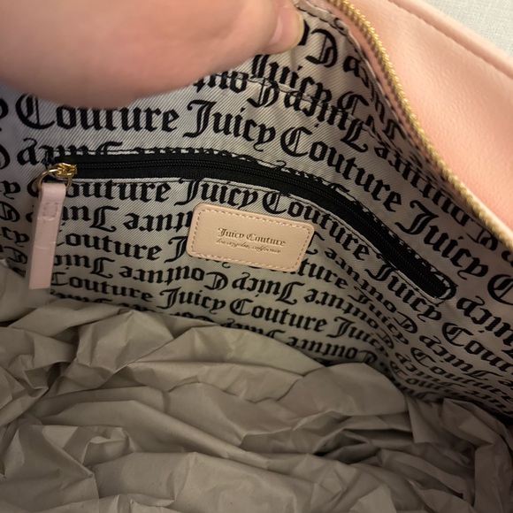 Juicy Couture Light Pink Embossed Tote - Picture 5 of 6